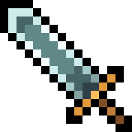 Finished pixel art for How to Draw a 16×16 Broad Steel Longsword in Pixel Art