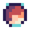 Finished pixel art for How to Draw Pixel Art Food Icons: A Meat Chunk and a Drumstick, Step by Step