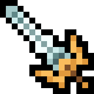 Finished pixel art for How to Draw a 16×16 Winged-Guard Rapier in Pixel Art